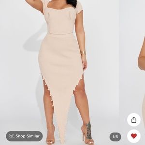 Plus size 2 Piece Skirt set